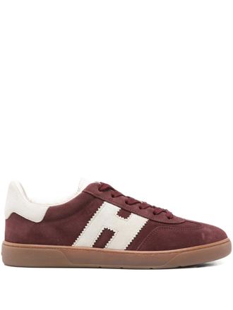 Hogan logo-patch sneakers - Red