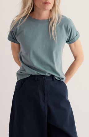 Seasalt Cornwall Porthzennor Organic Cotton T-Shirt in Lichen at Nordstrom, Size 16