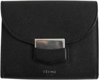 Celine Pre-owned Wallets, male, Black, Size: ONE SIZE Pre-owned Wallet