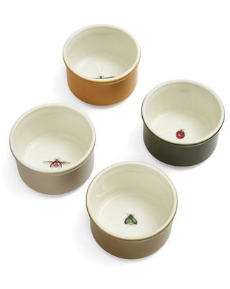 Portmeirion Set Of 4 Botanic Garden Harmony Ramekins