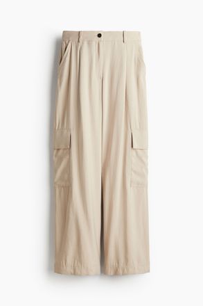 H&M Weite Cargohose - Beige