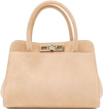 Fabiana Filippi Borsa tote in pelle scamosciata - Marrone