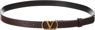 Valentino Vlogo Signature Leather Belt
