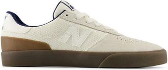 New Balance Unisex NB Numeric 272 en Blanco/Marr&oacute;n, Gamuza/Malla, Talla 41.5