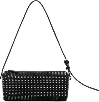 Mango Studded Faux Leather Shoulder Bag in Black at Nordstrom