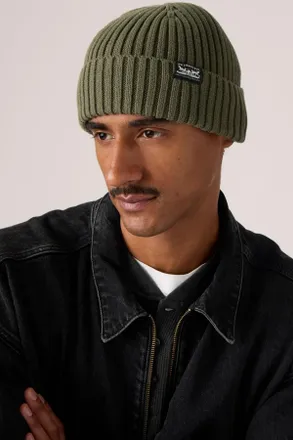 Levi's Sunset Beanie - Mujer - One Size - Verde / Olive Night