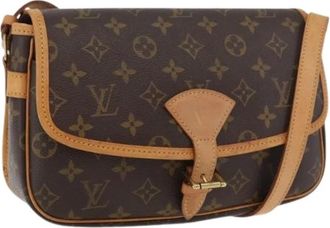 Louis Vuitton Pre-owned Cross Body Bags, female, Brown, Size: ONE SIZE Pre-owned Sologne Handbag