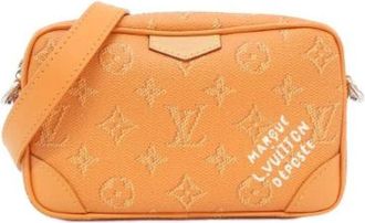 Louis Vuitton Tweedehands Canvas Louis Vuitton tassen - Heren - Vintage Schoudertas - Bruin - ONE Size - Vintage