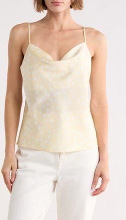 Renee C Sleeveless Cowl Neck Tank in Butter at Nordstrom Rack, Size X-Large