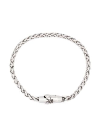 Zancan Armband met borstelde afwerking en logo - Zilver