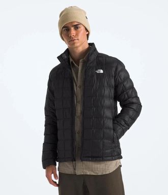 The North Face Thermoball Eco Jacket Mens Black Quilted Full Zip DDR3 3