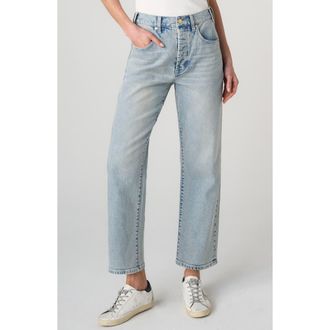 Liverpool L.A. Maisie High Waist Straight Leg Jeans in Prairie Mist at Nordstrom, Size 12