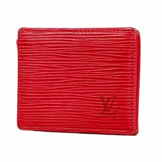 Louis Vuitton Castilian Red Coin Purse/Coin Case (Pre-Owned)