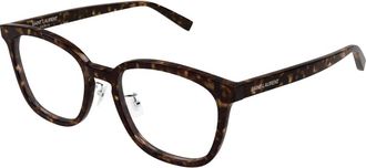 Saint Laurent Glasses, unisex, Brown, Size: 54 MM Eyeglasses