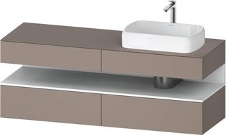 Duravit Qatego Consola Mueble Bajo Lavabo, 2 Extensiones, 2 - Duravit