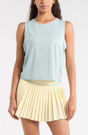 Zella Smash Hit Mesh Tank in Blue Raindrop at Nordstrom, Size Xx-Large