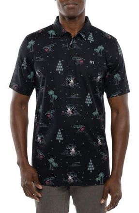 Travis Mathew California Christmas Button-Up Shirt in Black at Nordstrom Rack, Size Xx-Large
