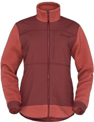 Norr&oslash;na Tamok Warm3 Jacket Fleecejacke f&uuml;r Damen | rot