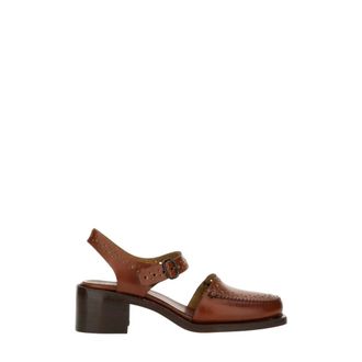 Hereu Picada Moccasin Sandal - - Shoes - Donna - Marrone - 40 EU