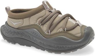 Hoka One One Ora Primo Slip-On Sneaker in Light Roast /Asphalt Grey at Nordstrom, Size 11.5
