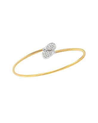 I.Reiss Company 14K 0.18 Ct. Tw Diamond Wire Bangle