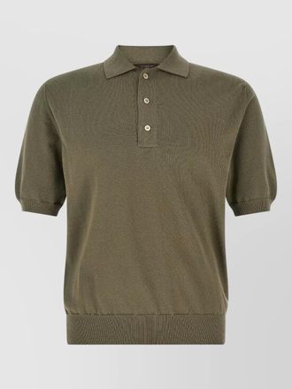 Zanone knit short-sleeve polo shirt