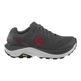 Topo Athletic Ultraventure 3 Trail Running Shoes in Grey/Red Men