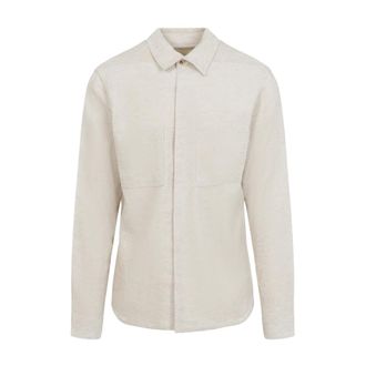 Rick Owens Casual Shirts, male, Beige, Size: XL Casual Button-Up Shirt