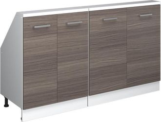 Vicco Conjunto De Armarios Para Techo Inclinado Rion, Precioso Gris/blanco, Lote De 2, Vicco