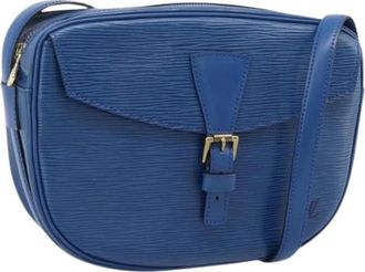 Louis Vuitton Pre-owned Vintage Schoudertas - Dames - Vintage Schoudertas - Blauw - ONE Size - Leer - Vintage