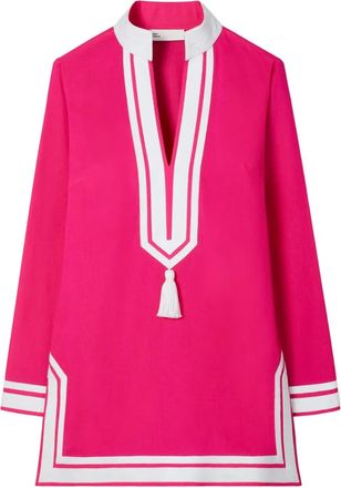 Tory Burch Tunica da spiaggia in cotone - Rosa