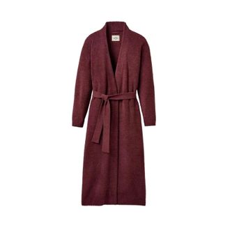 UGG Lenny Robe II Womens Wild Grape Adjustable Waist Sleepwear FROG846