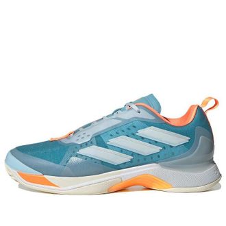adidas (WMNS) adidas Avacourt Tennis Shoes Preloved Blue Orange HQ8403