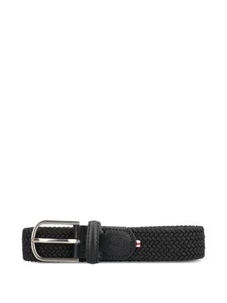 La Boucle braided buckle belt - Zwart