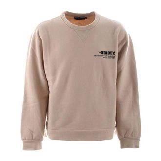 Dolce & Gabbana Only Good Vibes Sweatshirt - male - Dolce & Gabbana - Sweatshirts - Beige - 4XL - Sweatshirts & Hoodies