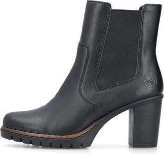 Rieker Chelsea Boot - Dames - Schoenen - Zwart - Maat: 40 EU Leer