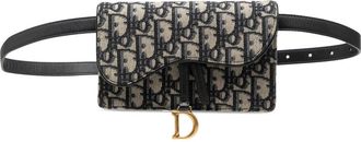 Dior Pre-owned Dior Oblique Canvas Saddle Belt Bag Ladies 6SKQVEPN2QOBC46I