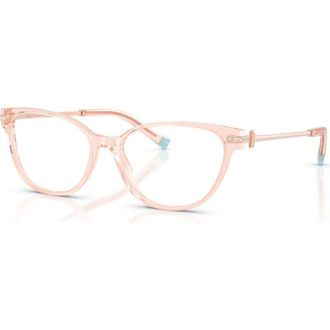 Tiffany & Co. 54mm Cat Eye optical glasses in Transparent at Nordstrom