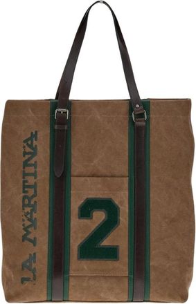 La Martina Bolso Tote de Lona Nicolas - Bags - Mujer - Beige - ONE SIZE