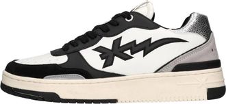John Richmond Leren en eco-leren sneakers - Heren - Sneakers - Veelkleurig - 40 EU - Leer - Schoenen
