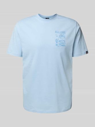 Ellesse T-Shirt mit Motiv- und Label-Print Modell TROPICOSA in Hellblau, Gr&ouml;&szlig;e S