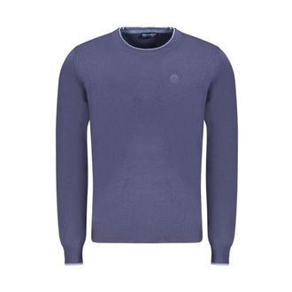 North Sails Truien & Vesten, Heren, Blauw, S, Katoen, Trui met Ronde Hals