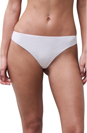 Chantelle Norah Tanga Thong in White at Nordstrom, Size X-Large