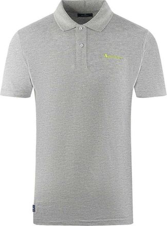 Aquascutum Unisex Volwassen Effen Logo Polo Shirt (Grijs)