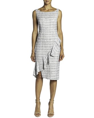 Santorelli Olina Silk-Blend Dress