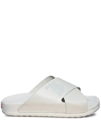 Tod's criss-cross sandals - men - Calf Leather/Rubber/Rubber - 7 - White