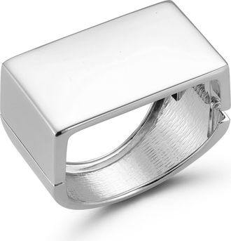 Sphera Milano Flat Top Bangle Bracelet in Silver at Nordstrom Rack