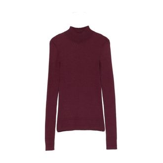Twinset Bordeaux Sweater Aw 25 Stijlvol Comfortabel - Dames - Coltruien - Bruin - L - Truien & Vesten
