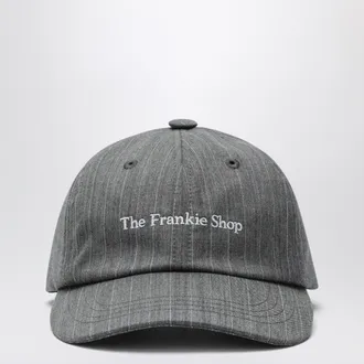 Frankie Shop Grey pinstripe Frankie cap
