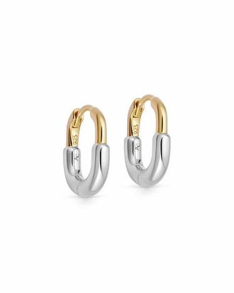Astley Clarke Gold & Silver Aurora U-Hoop Huggie at Nordstrom
